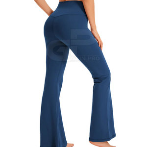 Stylish Women Flared Pant Modern Design High Waist Soft Fabric <b>Bell</b> Bottom Pants Perfect For Casual Office And Street Wear - Product Image 5