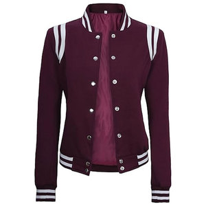 Chaqueta Letterman 100% Lana, la Más Vendida, para Mujer, Talla Personalizada, Chaqueta Letterman para Mujer en Venta - Product Image 4