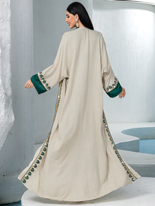 Open <b>abaya</b> women muslim dress dubai <b>abaya</b> wholesale <b>abaya</b> robe dubai <b>abaya</b> wholesale embroidered <b>abaya</b> femmes robe custom <b>abaya</b> - Product Image 2