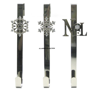 Support de couronne en acier inoxydable de qualité supérieure, design élégant, pour la maison et la décoration de Noël, lot de 3 - Product Image 1