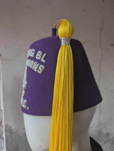 หมวกเฟซสีขาวบริสุทธิ์ ทำจากขนสัตว์ 100% ปักมือประดับด้วยคริสตัล เหมาะสำหรับงานปาร์ตี้ งานกลางแจ้ง หรือใส่ในชีวิตประจำวัน คุณภาพพรีเมียมใหม่  สั่งซื้อขั้นต่ำน้อย - Product Image 2