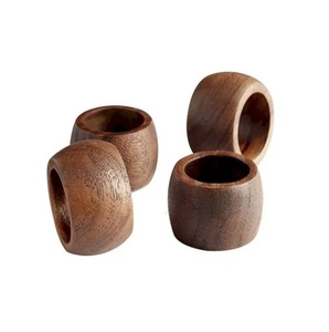 Anillos para Servilletas con Diseño Hueco en Blanco, Rosa y Dorado, Decoración de Mesa para Bodas, 4.5cm, Redondos, con Patrón Tejido, Elegantes, de Aleación de Zinc - Product Image 5