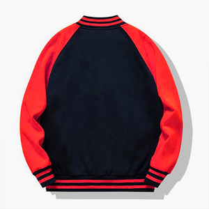 Custom Men's Long Sleeve Varsity Winter <b>Jacket</b> High Quality Wool Fabric Embroidered Logo <b>Patchwork</b> Plus Size XL Winter Wear - Product Image 2
