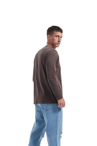 Camiseta casual para hombre con impresión de logotipo personalizado, 100% algodón, tejido ligero, cuello en V, manga corta. - Product Image 5