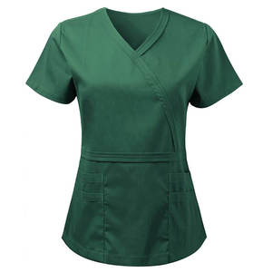 Ensemble de Blouses Médicales ZULARI IMPEX en Gros – Uniformes d'Infirmière Col en V à Manches Courtes – Tenue d'Hôpital Unisexe pour le Secteur de la Santé - Product Image 2