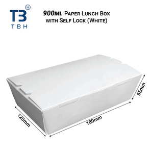 Meilleures ventes : Dossiers en papier blanc rectangulaires avec fermeture auto-adhésive pour emballage alimentaire à emporter, idéaux pour les stands de restauration, les événements et la restauration collective. - Product Image 3