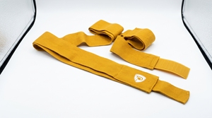 ผ้าพันมือฝ้ายสำหรับฝึกซ้อมมวย ไซส์ L สีเหลือง 2 ชิ้น สวมใส่สบาย - Product Image 2