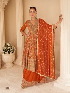 Colección de Bordados y Lentejuelas en Tela Georgette Heavy Fox para Trajes de Boda - Product Image 3