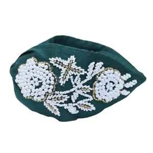 Diadema Moderna Hecha a Mano con Cuentas de Vidrio Bordadas, Unisex, de Alta Calidad, para Fiestas, Bodas, Regalos, Diadema Festiva y Elegante - Product Image 1