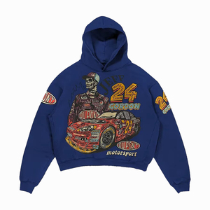 Sweat à capuche noir unisexe surdimensionné de qualité supérieure, coupe ample, streetwear d'hiver, imprimé DTG personnalisé, 100% coton molletonné, écologique - Product Image 3