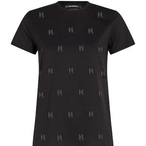 Camiseta de Mujer Ecológica, Transpirable, de Manga Corta, de Algodón Orgánico, con Serigrafía, 100% Anti-Pilling, con Logotipo Tejido y Botones - Product Image 5