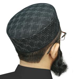 Gorros Elegantes Estampados al por Mayor, Gorros Musulmanes para Rezar, Gorros Islámicos Árabes Estampados, Gorros de Moda Personalizados para la Mezquita, Gorros para el Namaz - Product Image 1
