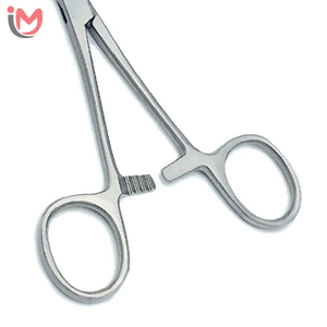 Pinces chirurgicales courbées en acier inoxydable de haute qualité, manuelles, réutilisables, de qualité hospitalière, services OEM - Product Image 2