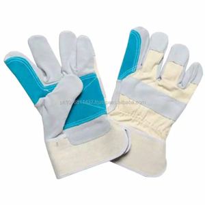 Guantes de Trabajo de Piel de Vacuno con Doble Palma, Resistentes, de Alto Rendimiento, Guantes de Trabajo Canadienses para Protección de Manos - Product Image 1