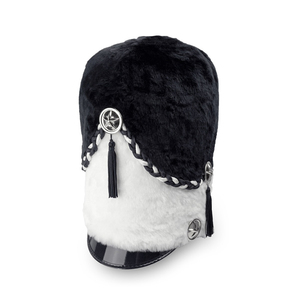 Chapeau Busby haut de gamme en fausse fourrure, de forme élégante, conçu pour les défilés, les reconstitutions historiques et les spectacles cérémoniels. - Product Image 2