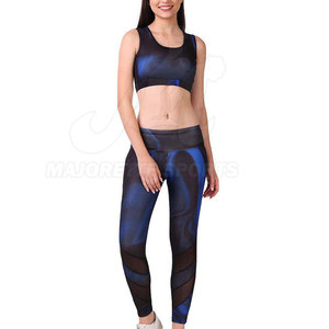 Conjunto de Yoga Deportivo para Mujer, Más Vendido, MOQ Bajo, con Material Elástico Flexible, Logotipo Personalizado, Conjunto de Entrenamiento - Product Image 2