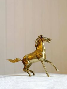 Centre de table en laiton de designer en forme de cheval pour décoration de mariage et collection d'objets d'intérieur exclusifs faits à la main - Product Image 3