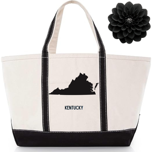 Fourre-tout en toile noir classique - Product Image 1