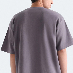 Conjunto de Camiseta y Pantalones Cortos de Algodón para Hombre, Talla Grande, Color Gris, Estilo Casual de Verano, Tejido de Punto - Product Image 2