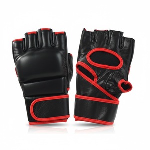 Gants de grappling MMA à logo personnalisé, à doigts ouverts, pour l'entraînement - Product Image 1