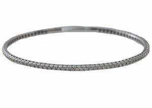 1.20 CT Lab Grown Diamond Bangle <b>Bracelet</b> 18K Gold Plated | IGI Certified Luxury Bridal Engagement Wedding Party Jewelry Trendy - Product Image 4