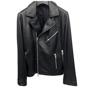 Veste de motard en cuir d'agneau italien pour femme, 100% imperméable, doublée de fourrure, pour l'hiver, fermeture éclair - Product Image 5