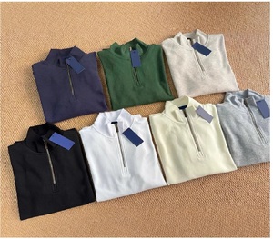 Sudadera con Capucha para Hombre, Primavera y Otoño, Cierre de Cremallera, Bordado POLO, Chaqueta de Algodón Talla L - Product Image 1