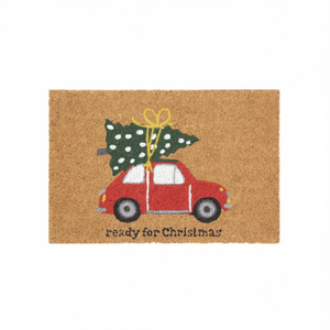 Tappeto d'ingresso Excelsa Pronto per Natale Cocco 60x40 Cm Multicolor - Product Image 3