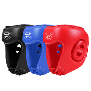 Protector de Cabeza de Boxeo Rojo Ajustable de Cuero Profesional Personalizado al por Mayor para Entrenamiento de Combate - Product Image 4