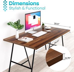 Tablero Rectangular de Madera de Acacia para Mesa, Superficie Moderna de Madera para Escritorio de Oficina, para Patas de Escritorio de Pie, Muebles al por Mayor - Product Image 4
