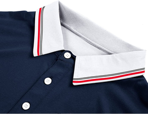 Chemises polo pour hommes à manches courtes, décontractées, athlétiques, à séchage rapide, pour la course à pied, le tennis, la randonnée, le golf - Product Image 4