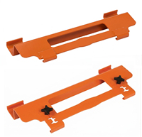 Attache universelle pour transpalette, largeur fixe et réglable, outil de poussée et de tirage de palettes orienté latéralement, personnalisable OEM