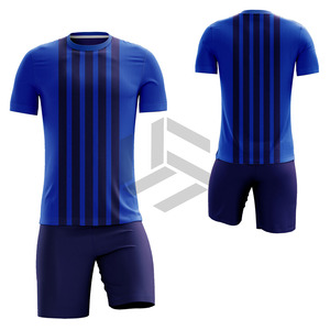 Conjunto de uniforme de fútbol extragrande de diseño moderno y color personalizado, camiseta de entrenamiento de fútbol, uniforme de fútbol corto en venta - Product Image 1