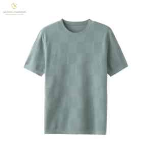 Suéter de Punto Personalizado con Logotipo, de Lino y Algodón para Hombre, Cuello Redondo, Corte Ajustado, Estilo Casual - Product Image 1