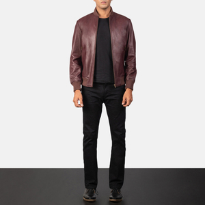 Vestes pour hommes entièrement personnalisées en cuir de vache véritable, fabriquées à Sialkot, Pakistan. Veste pas chère pour hommes. - Product Image 1