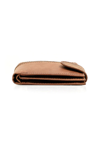 Excellent Men's Genuine Leather Slim <b>Wallets</b> Fold Closure <b>RFID</b> Blocking Zipper Closure Minimalist Design Vintage <b>Wallets</b> - Product Image 4