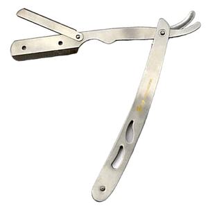 Maquinilla de afeitar de salón de borde recto de acero inoxidable 2023 al por mayor, afeitadora de barba y removedor de vello facial, cuchillas de afeitar de peluquero - Product Image 2