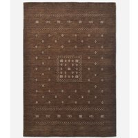Tapis tribal violet prune, tapis marocain en laine tissé à la main, style géométrique moderne, décoration minimaliste pour salon, chambre à coucher, maison