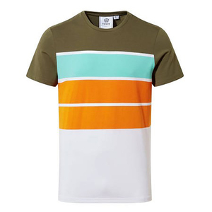 เสื้อยืดคอกลมสำหรับผู้ชายทรงโอเวอร์ไซส์ผ้าคอตตอน100% ดีไซน์ตามสั่งพิมพ์ลายขายส่ง - Product Image 2