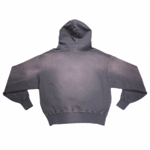 Sweat à capuche zippé personnalisé de haute qualité, délavé à l'acide, effet soleil, en coton épais, style vintage pour homme - Product Image 6