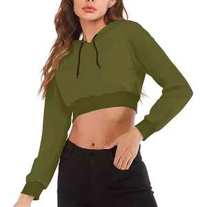 Vente chaude Pulls à capuche et sweat-shirts pour femmes d'hiver de haute qualité en polyester/coton respirant anti-boulochage - Product Image 6
