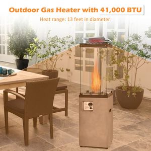 Calentador de Patio a Propano de 41,000 BTU con Cubierta Metálica, Calentadores para Exteriores - Product Image 3