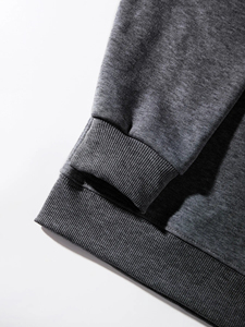 Vestido tipo sudadera oversize estético al por mayor, de ajuste holgado, liso, de forro polar grueso - Product Image 4