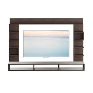 Soporte de Pared para TV de Madera Sintética/Soporte para Decodificador con Estantes de Exhibición/Soporte Moderno para TV/Gabinete/Vitrina (Wenge) - Product Image 2