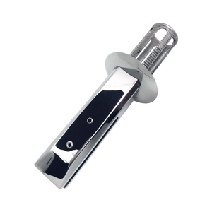 Modern Frameless 2205 Stainless Steel Core Drill Square Type Pool Fence Glass Railing Spigot <b>for</b> Malls Graphic 3D Model Design - Product Image 1