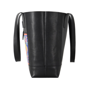 Sac fourre-tout en cuir de vachette véritable pour femme avec appliqué ethnique, sac à bandoulière décontracté pour usage quotidien, OEM ODM Marque privée - Product Image 5