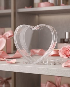 Caja de Acrílico Moderna y Romántica con Diseño de Amor, Bellamente Elaborada y Ecológica para Exhibición Independiente que Demuestra Amor - Product Image 3