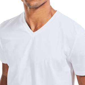 T-shirts pour hommes en coton biologique 100% avec manches ajustables, design tendance, service OEM - Product Image 2