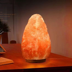 Lampes en sel rose de l'Himalaya, artisanat naturel, forme d'œuf, décoration d'intérieur, formes personnalisées, style lampe d'amour, artisanat fait main - Product Image 4