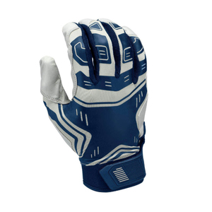 Guantes de Bateo de Béisbol y Sóftbol de Cuero Personalizados para Adultos y Jóvenes, Dedos Completos, Agarre para Mano Derecha, Antideslizantes, Transpirables y Adhesivos - Product Image 3